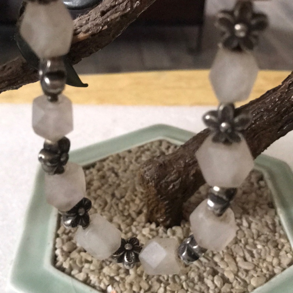 Antique Natural Fluorite Necklace 178$